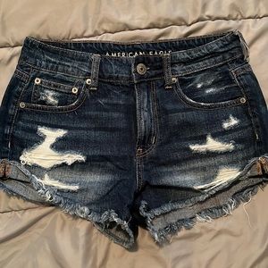 American Eagle, tomgirl shortie, Jean shorts